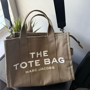 Marc Jacobs Brown Canvas Tote Bag